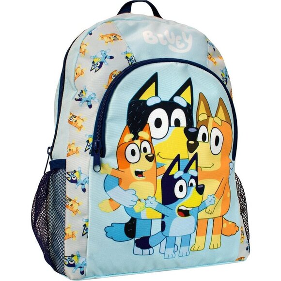 🆕 Bluey Bingo Boys Blue One Size School Backpacks - Picture 1 of 8